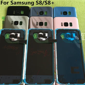 

10PCS/LOT Original Glass For Samsung Galaxy S8 S8 Plus G950F G955F Back Battery Cover Door Rear Housing Case + Adhesive Sticke