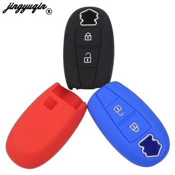 

Colorful 30p 2 Buttons Silicone Rubber Car Key Cover Case For Suzuki Vitara Swift Ignis Kizashi SX4 Baleno Ertiga 2016 2017 2018