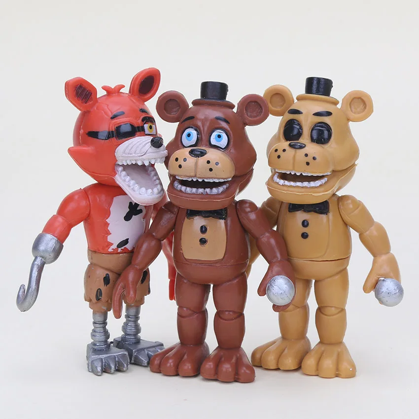 6 шт./компл. FNAF рисунок Brinquedoes Five Nights At Freddy's» «пять ночей у Фредди» Единорог лисица Фредди ПВХ фигурка игрушки Рождественский подарок 10 см