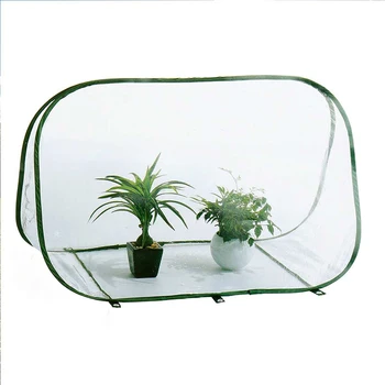 

90x47x67cm PE Greenhouse Cover Home Plant Greenhouse Waterproof Tent Garden Cover (With Iron Stand)