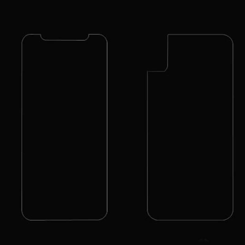 Для iphone X Xs Max Xr HD прозрачная защитная пленка для переднего ЖК-экрана задняя крышка Защитная пленка из ПЭТ Защитная пленка ecran Аксессуары для мобильных телефонов