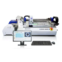 ZB3245TS полностью автоматическая настольная SMT палочки и место машина с визуальной системой 2 головки