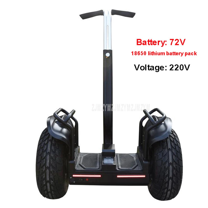 220V Black 2 колесный Ховерборд пройденное расстояние в милях 30 км Электрический скейтборд самостоятельной от производителя onlywheel в Китае(стандарты с поручнем Bluetooth Динамик 72V Батарея 19 дюймов - Цвет: 220V Black