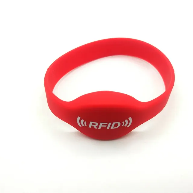 1PCS 125KHZ EM4305 T5577 Writable RFID Duplicator Rewritable Copy Clone Blank Card Wristband Bracelet Access Control 4