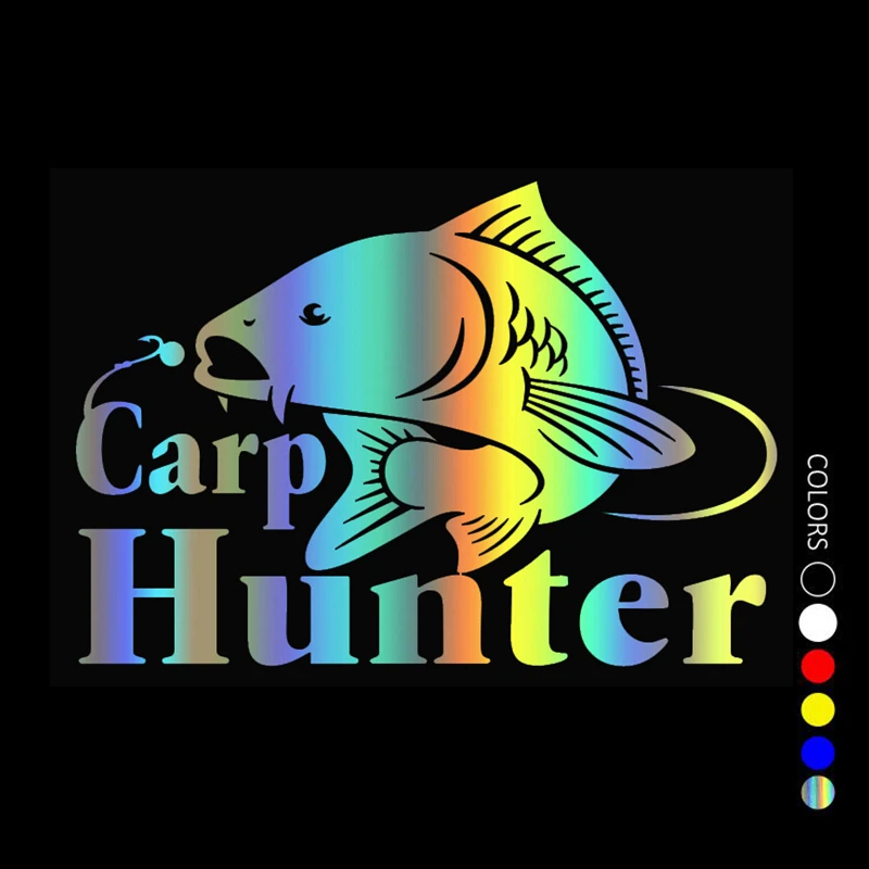 30139 # carp hunter Автомобильная виниловая наклейка автомобильная водонепроницаемые
