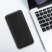 Чехол для power bank из углеродного волокна пауэрбэнк, 20000 мАч, портативный литий-полимерный аккумулятор, корпус power bank Shell