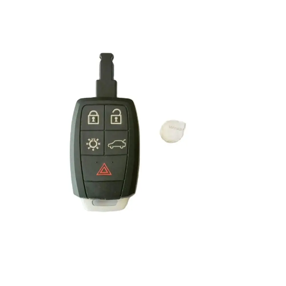 

5 Buttons remote key shell case fob FOR VOLVO C70 C30 V40 V50 WITH INSERT key
