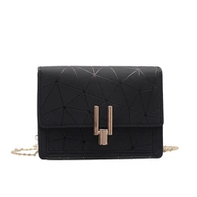 Женская модная сумка-мессенджер на плечо, Женская Геометрическая клетчатая сумка через плечо, Женская мини-сумка с клапаном, новая сумка в Корейском стиле SS0425