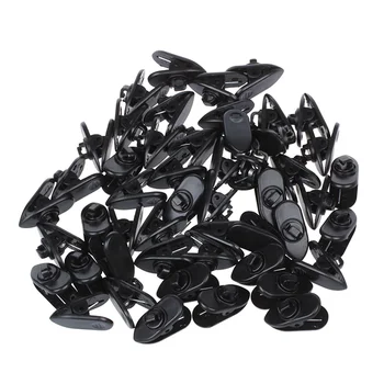 

50pcs cable wire Lapel Clip Organizer Rotate bracket Headphone Clip