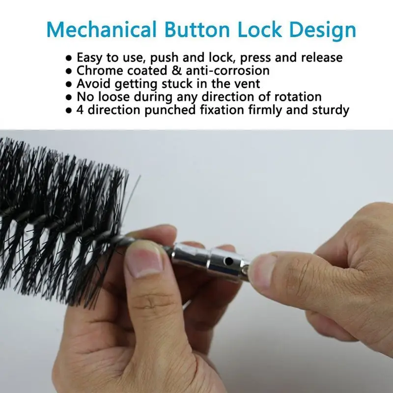 

Chimney Cleaner Brush Cleaning Rotary Sweep System Fireplace Kit Flexible Rod Tools