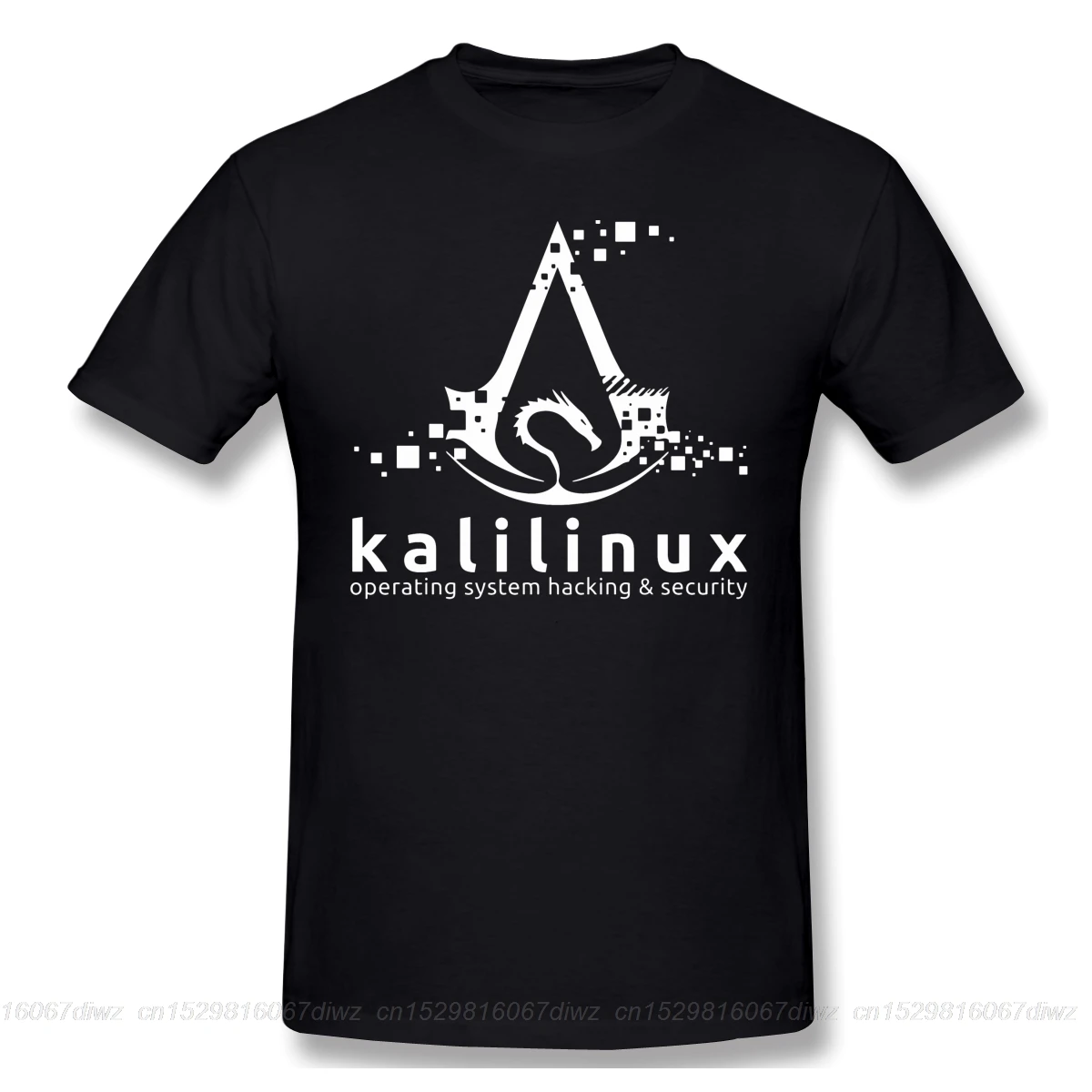 Лучшая футболка Kali Linux операционная система взлома компьютерная Geek предлагает