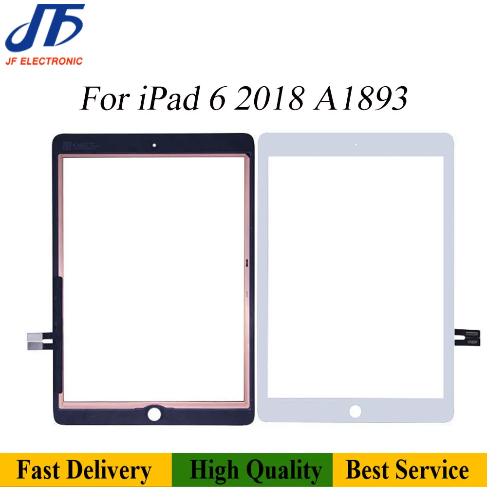 

5pcs/lotTouch Planel replacement for iPad 6 2018 6th 9.7Gen A1893 A1954 touch screen digitizer front outer glass with Adhesive