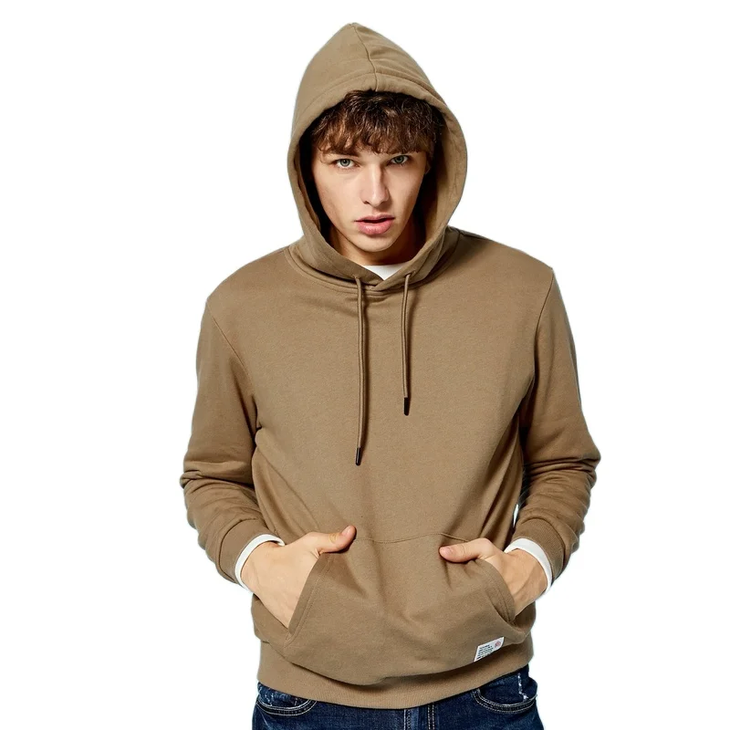 SEMIR Термальность толстовка с капюшоном для мужчин 2020 хлопковый пуловер