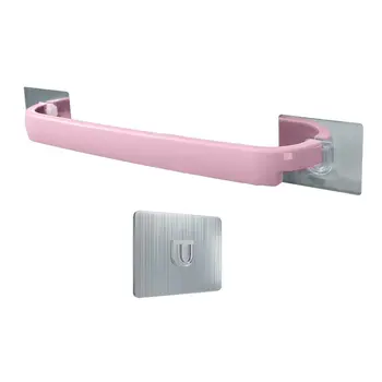

Free Punching Bathroom Towel Rack Bathroom Towel Bar Single Pole Rack Wall-Mounted Bathroom Toilet Towel Rack