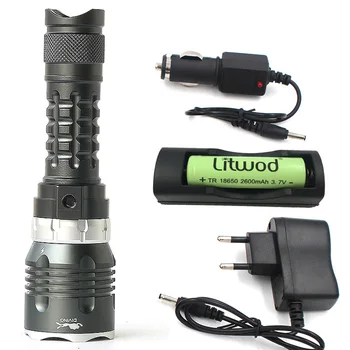 

Litwod Z35 Led Diving Tacti Flashlight torch High Brightness Original CREE XM-L2 U3 Professional Diving fishing under Waterproof