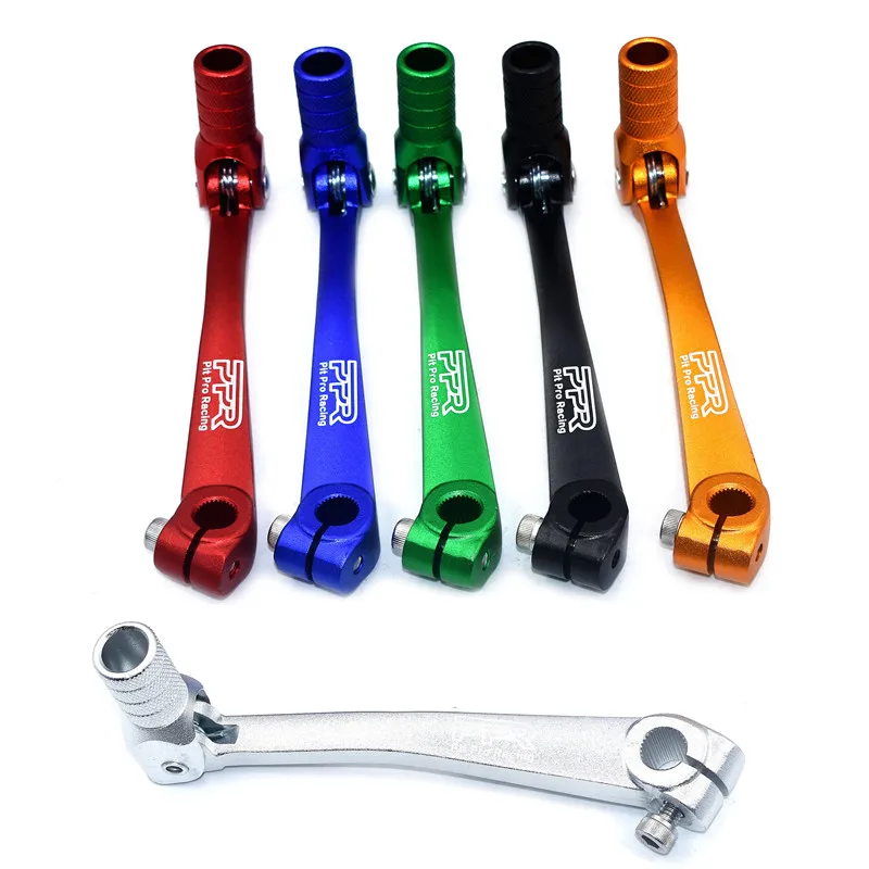 Palanca de cambio de marchas para motocicleta, accesorios de aleación de aluminio, 50cc, 110cc, 250cc, dirt pit monkey, atv, quad, piezas, envío gratis