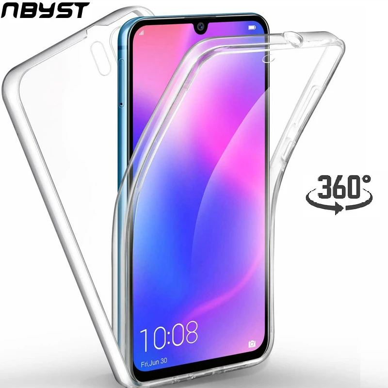 360 градусов чехол для huawei Y5 Y6 Y7 Y9 премьер-профессионал P20 P30 Pro Lite honor 7A 7C 8X 8A Nova 3 3I полный корпус для сенсорного экрана