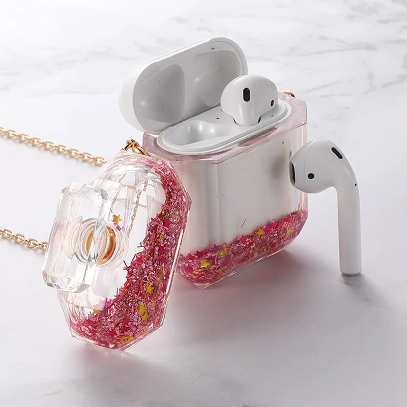 Пластиковый чехол наушники для Apple Airpods Bluetooth Беспроводная Крышка для наушников коробка для Air Pods 1 2
