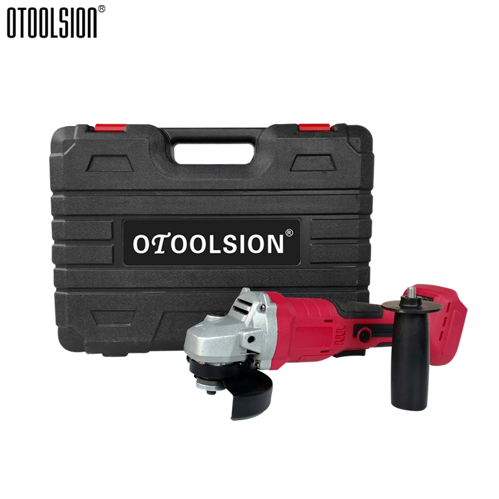 

18V Brushless 2000mAh Lithium Battery Angle Grinder Variable Speed Cordless Grinder Machine Power Tools For Cutting Polishing