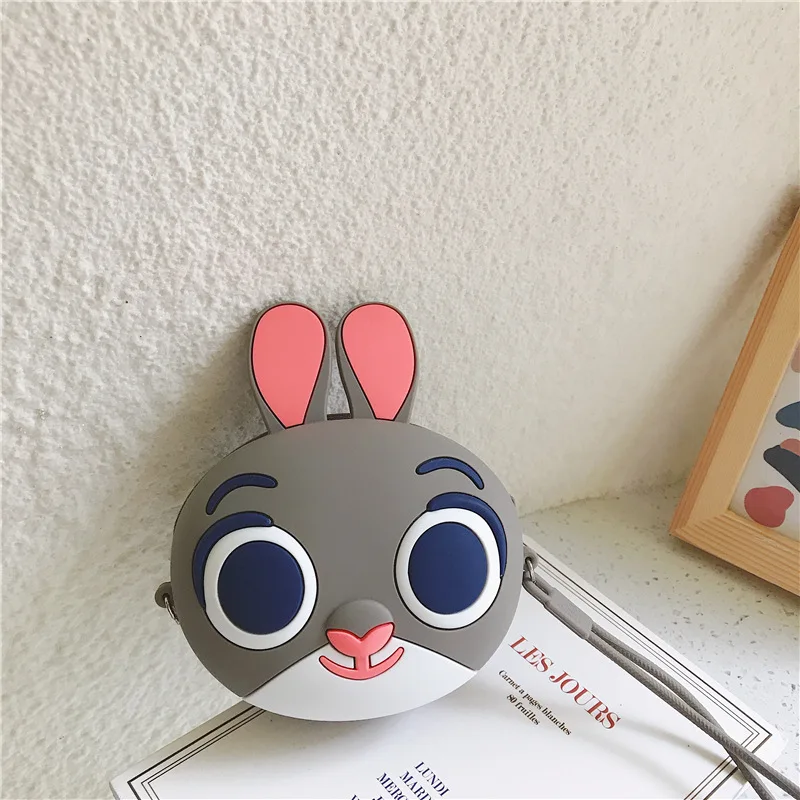 Силиконовый кошелек для монет Kawaii, бумажник "Котёнок", цепочка на молнии, ведро для женщин, женский кошелек, сумки для денег, кошелек, сумка для карт с ремнем - Цвет: 1126027