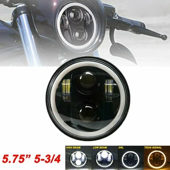 

5-3/4" 1x LED Motorcycle For Dyna Sportster DC 10-30V Pure White 6000K