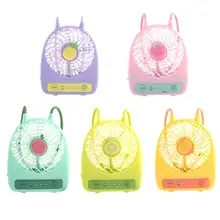 3 Modes Style USB Fruit Color Hand-held Desk Fan Cooler Handheld Air Conditioner Cooling Fan Summer Air Conditioner Cooler mini portable cooling fan hand battery fan cute held desk cooler air conditioner smaller air appliance machine for travel