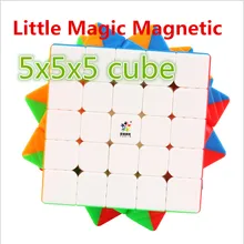 Yuxin 5x5x5 куб маленький магический M 5x5x5 Магнитный магический куб yuxin Магнитный 5x5 скоростной куб Zhisheng 5x5 Магнитный куб-головоломка игрушки
