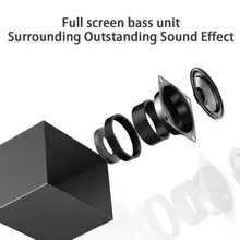 3 шт./компл. USB Проводная компьютерная Динамик Красочный светодиодный бас стерео Динамик сабвуфер светодиодный