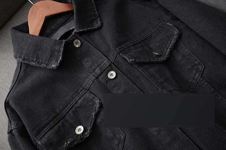 

311ta 2018 Autumn New Style Women's Korean-style BF Style Fold-down Collar Belt Washing Retro Jeans Coat