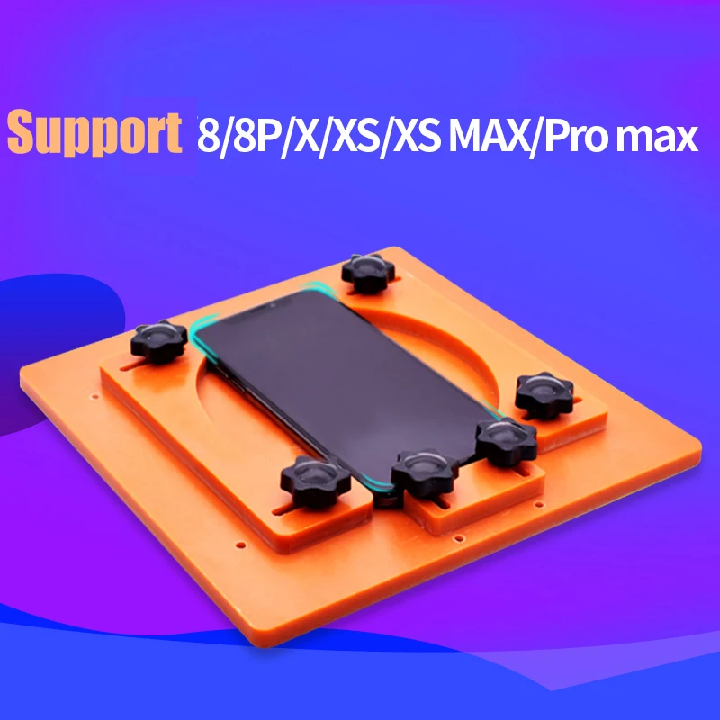 

Phone Back Cover Separate Holder Fixture Disassembling Clamping for iPhone X 8 8Plus Broken Glass Back Cover Fix LCD Repair Tool