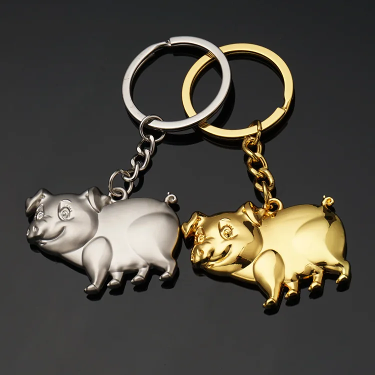 Pig Piggy Keychain Creative Manufacturers Supply of Goods Chinese Zodiac Keychain Company Advertisement Propaganda Gifts