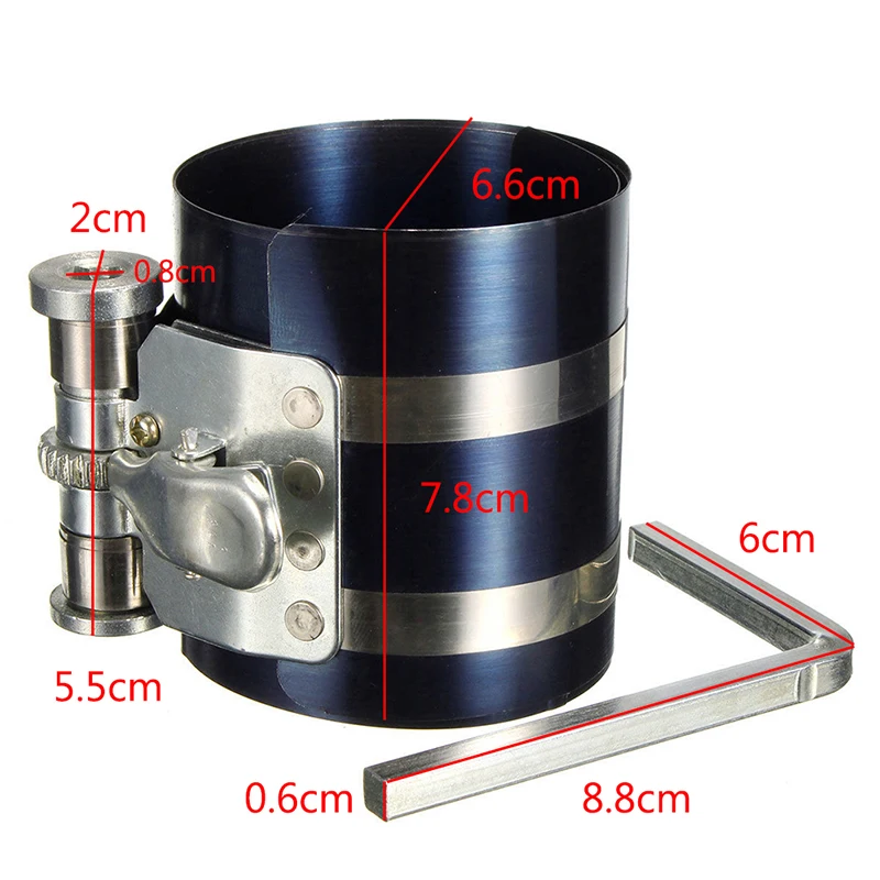 Kolbenring Kompressor Werkzeug 53-125mm/175mm - Ratschen-System Für Motor Instandsetzung