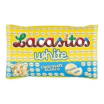 

Lacasitos White - White Chocolate Dragees Coated With A Thin Layer Of Colored Sugar 1000 Gr