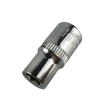 

Tool Drivers Red+Silver 14pcs Set 1/4'' E Torx Star Bit Chrome Socket Kit