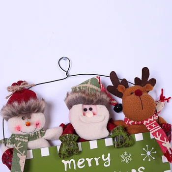 

Christmas Doll Wooden Door Hanging Scene Layout Listing Christmas Window Pendant Fashion New Year Supplies