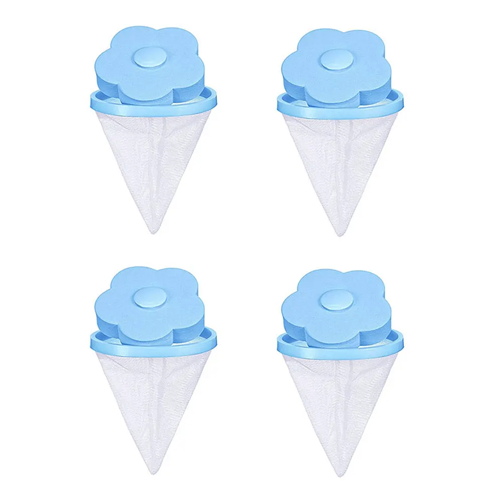 

Pet hair filter bag, floating pet hair collector, reusable, washer removal tool, household tools, 4, pcs / set