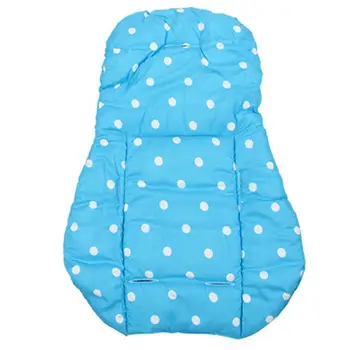 

Thick Baby Infant Stroller Car Seat Pushchair Cushion Cotton Cover Mat Blue