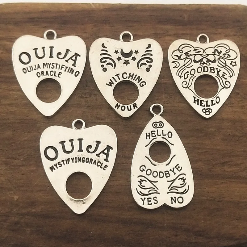 2 шт. Ouija подвеска в форме доски очаровательные тибетские посеребренные подвески