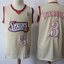 Стилизованный arrvail мужской Аллен Айверсон Бежевый Джерси