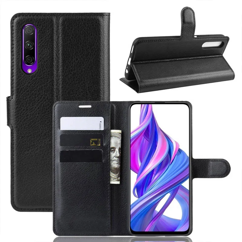 

Case For Huawei Honor 9X Pro Case Soft Silicone Back Flip PU Leather Wallet Cover For Huawei Honor 9X Case Fundas Phone Case