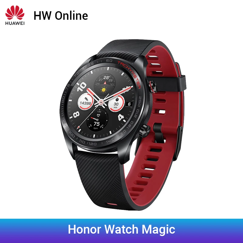 Huawei Honor Watch Magic SmartWatch NFC gps 5ATM водонепроницаемый трекер сердечного ритма трекер сна 7 дней напоминание о сообщениях