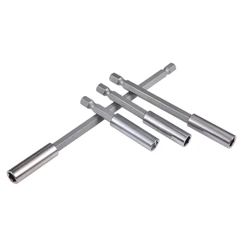 

1/4" Hex Rod Shank Long Handle Screwdriver Tip Holder 1Pc Extension Bit Set Extensions Quick Change Hand Tool Socket