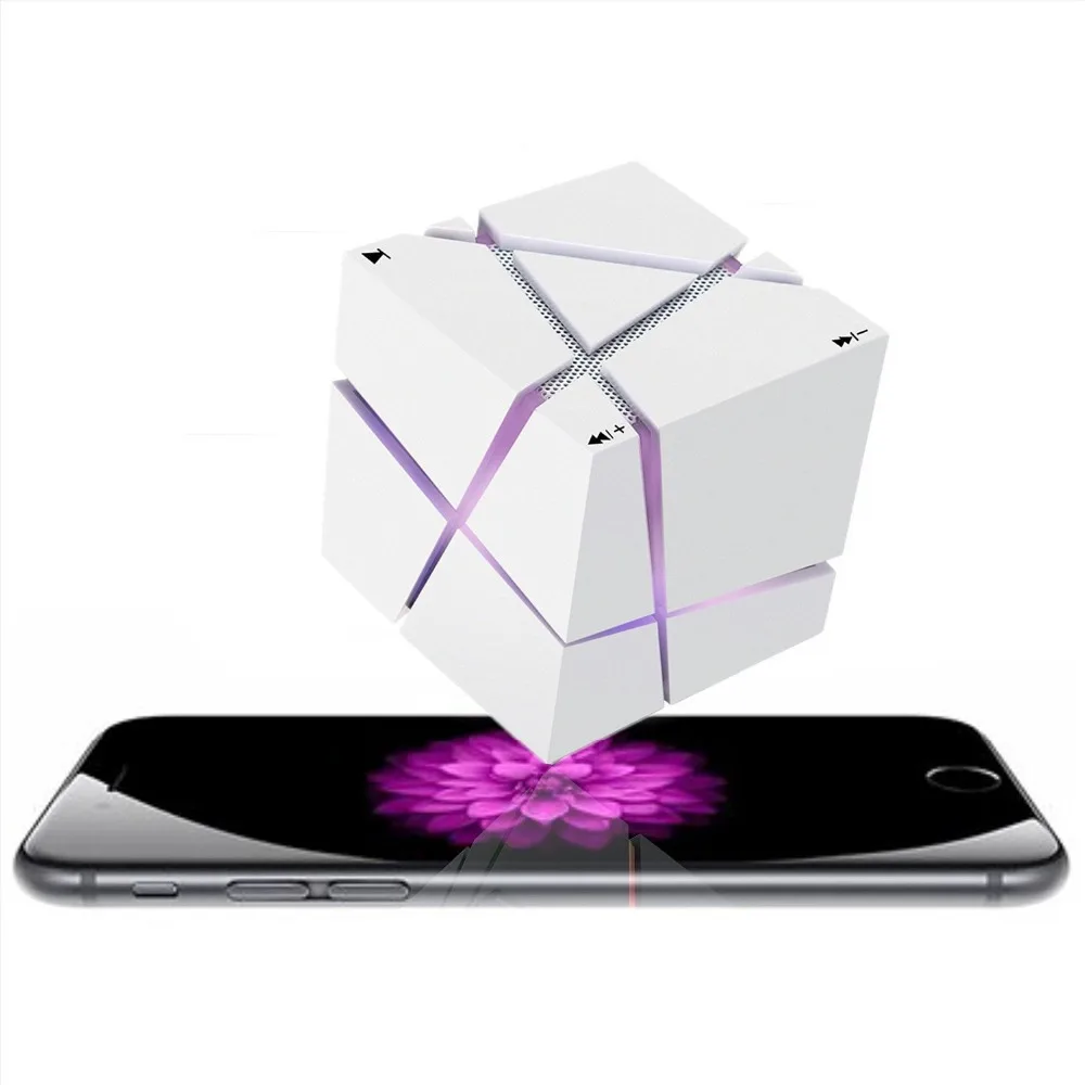 Bluetooth Nightlight Speaker Cube Accessories Smartphone 061330ff83c078d1804901: Black|white