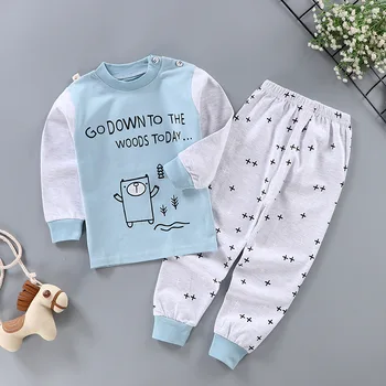 

Kids Cotton Pajamas Suit Homewear Cartoon Boys And Girls Clothing Sleep Set Nightwear Soft Children Sleepwear Nightgown