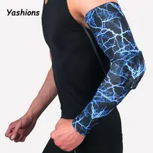 Открытый Анти-столкновения удлинитель руки рукав Arm Guard Спорт локоть грелки Pad Brace Длинный бег солнцезащитный крем крутой Спорт