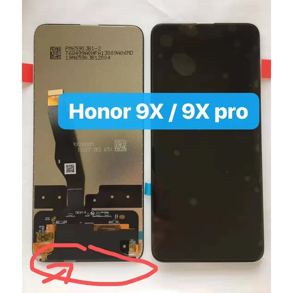 Оригинальный ЖК дисплей для Huawei honor 9X pro дигитайзер сенсорного экрана в сборе