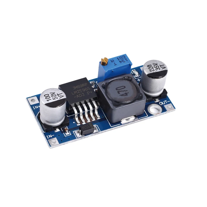 Dip 1 peça DC-DC conversor de buck módulo lm2596 fonte de alimentação saída 1.25v-30v
