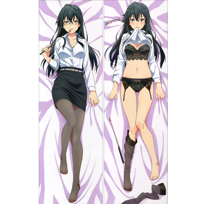 MMF яхари руда no seishun lovecome wa machigatteiru аниме персонажи yuigahama yui наволочка yukinoshita yukino