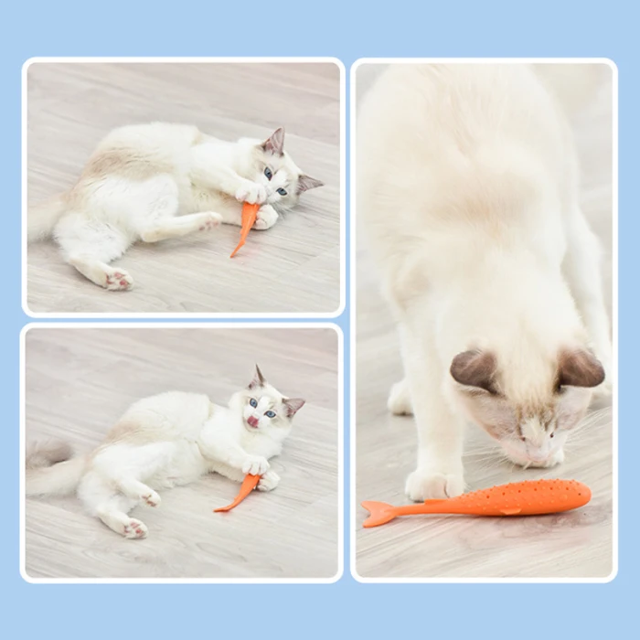 Cats Toothbrush Pet Molar Stick Silicone Teeth Cleaning Toy for Pets Toothbrush Toy 66CY