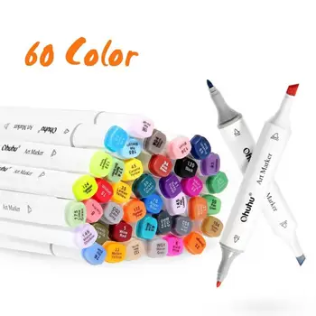

Painting Pen Smooth Colorful Multicolor Double Head Art Supplies Sketching Art Marker Pen Graffiti Writing Drawing Pen